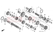 HONDA CB1300A5 CB1300 2005 E-16 TRANSMISSION