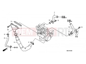E-18 WATER PIPE - Honda CB1300A7 CB1300 Super Four ABS 2007