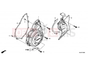 E-10 A.C. GENERATOR COVER - Honda CB500XAE CB500X ABS 2014