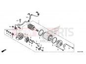 E-13 STARTER ENGINE - Honda CB500XAE CB500X ABS 2014