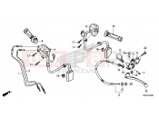 F-4 HANDLE LEVER / SWITCH / CABLE - Honda CB500XAE CB500X ABS 2014