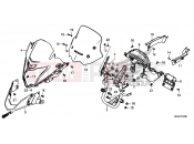 F-43 FRONT ENGINE HOUSING - Honda CB500XAE CB500X ABS 2014