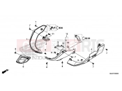 F-46 LOWER ENGINE - Honda CB500XAE CB500X ABS 2014