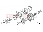 HONDA CBF1000FC CBF1000F 2012 E-6 CLUTCH