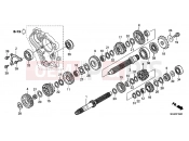 HONDA CBF1000FC CBF1000F 2012 E-15 TRANSMISSION