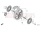 F-14 FRONT WHEEL - Honda CBF1000FAA CBF1000F ABS 2010