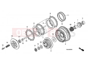 HONDA CBF1000FAB CBF1000F ABS 2011 E-6 CLUTCH