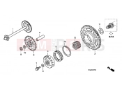 HONDA CBF1000FAB CBF1000F ABS 2011 E-7 CLUTCH COUPLING START