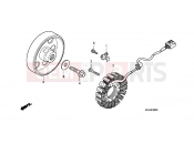 HONDA CBF1000FAB CBF1000F ABS 2011 E-9 GENERATOR