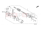 HONDA CBF1000FAB CBF1000F ABS 2011 E-11 STARTER ENGINE