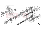 HONDA CBF1000FAB CBF1000F ABS 2011 E-15 TRANSMISSION