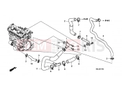 HONDA CBF1000FAB CBF1000F ABS 2011 E-17 WATER PIPE
