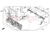 HONDA CBF1000FAB CBF1000F ABS 2011 E-18 THROTTLE HOUSING