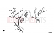 HONDA CBF1000FAE CBF1000F ABS 2014 E-4 TIMING CHAIN ​​/ TENSIONER