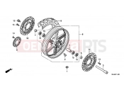 F-14 FRONT WHEEL - Honda CBF1000FTC CBF1000FT 2012
