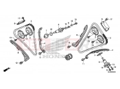 HONDA CTX1300AE CTX1300A 2014 E-4 TIMING CHAIN ​​/ TENSIONER