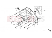 HONDA VFR8002 INTERCEPTOR 2002 E-5 RIGHT CRANKSHAFT COVER