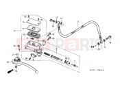 HONDA VFR8002 INTERCEPTOR 2002 F-6 CLUTCH MASTER
