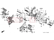 HONDA VFR8002 INTERCEPTOR 2002 F-24 FOOTREST
