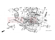 E-2-1 CYLINDER HEAD (REAR) - Honda VFR800A3 INTERCEPTOR ABS 2003