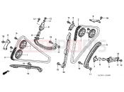 E-4 TIMING CHAIN ​​/ TENSIONER - Honda VFR800A3 INTERCEPTOR ABS 2003