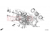 HONDA CTX700DF CTX700A 2015 E-2 CYLINDER HEAD