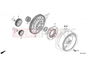 HONDA CTX700DF CTX700A 2015 E-10 CLUTCH COUPLING START