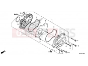HONDA CTX700DF CTX700A 2015 E-13 WATER PUMP