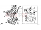 HONDA CTX700DF CTX700A 2015 E-16 CRANKSHAFT
