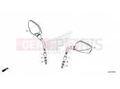HONDA CTX700DF CTX700A 2015 F-3 MIRROR