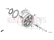 HONDA CTX700DF CTX700A 2015 F-15 FRONT WHEEL