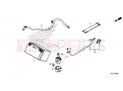 HONDA CTX700DF CTX700A 2015 F-38 BATTERY