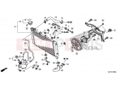 HONDA CTX700DF CTX700A 2015 F-42 RADIATOR
