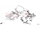 HONDA CTX700DF CTX700A 2015 F-43 WINDSCREEN