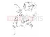 SUZUKI TS125ER L (1990) 40 - FUEL TANK