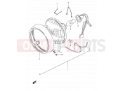 SUZUKI TS125ER R (1994) 23 - HEADLAMP (E15, E17, E18, E21)
