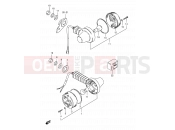SUZUKI TS125ER R (1994) 28 - TURN SIGNAL LAMP (E21)