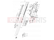 SUZUKI TS125ER R (1994) 56 - FRONT FORK (MODEL Z/L E09,MODEL Z E95)