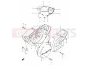 SUZUKI TS125ERC N (1992) 3 - CRANKCASE COVER
