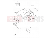 SUZUKI TS125ERC N (1992) 51 - REAR FENDER (MODEL L,MODEL R E01)