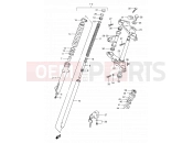 SUZUKI TS125ERC N (1992) 56B - FRONT FORK (MODEL R P09)