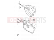 SUZUKI TS125ERC R (1994) 45 - HEADLAMP HOUSING