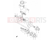 SUZUKI TS125R K (1989) 5 - CRANKSHAFT