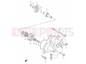 SUZUKI TS125R K (1989) 11 - WATER PUMP