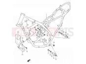 SUZUKI TS125R K (1989) 28A - FRAME (MODEL R)