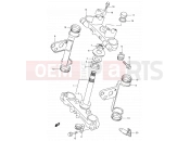 SUZUKI TS125R K (1989) 37 - STEERING STEM