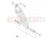 SUZUKI TS125R K (1989) 46 - REAR SHOCK ABSORBER