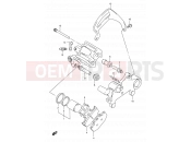 SUZUKI TS125R K (1989) 50 - REAR CALIPERS (MODEL K)