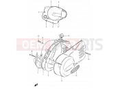 SUZUKI TS185ER X (1999) 3 - CRANKCASE COVER