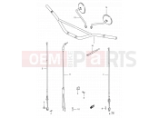 SUZUKI TS185ER X (1999) 30 - HANDLEBAR (TS185ERT/ERW E24)